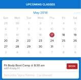 8. Why can I only see one week of the schedule on the Classes or My Schedule tab? It was made that way to have less on the screen, all you do is swipe down and the whole month will show. 9.