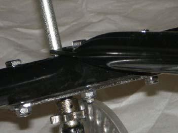 STEP #3: Attach Hitch Tube Assembly to the Frame Tube: Using 1 Hex Bolt M6 x 40 (#3), 1, and 1 M6 Lock Nut (#9)
