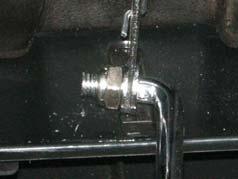 Then put the hex bolt through both tubes and fasten with the washer and the nut.