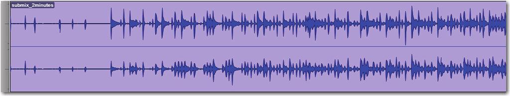 Make an Audio Edit In this example we ll show you how to do a simple edit to change where a song starts. To show this, we used a song where the drummer is heard counting off the tempo ( 1...2...1.2.3.