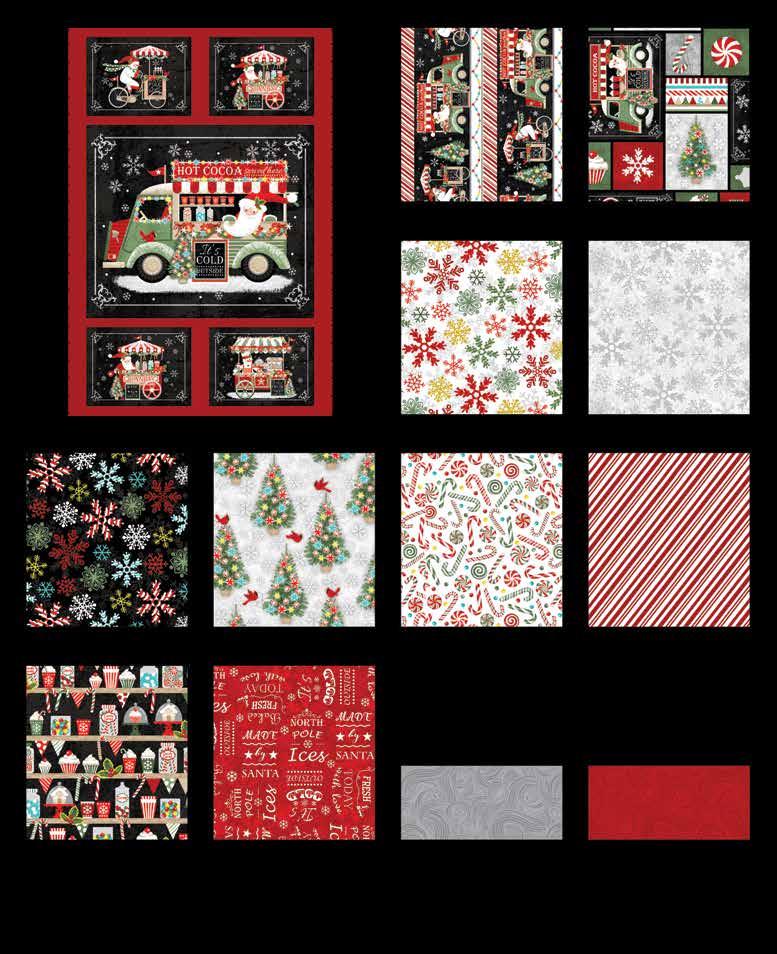STUO e PROJECTS Page 2 of 7 Fabrics in the Collection order Stripe - lack/red 4723-98 Patchwork - lack/red 4724-98 30