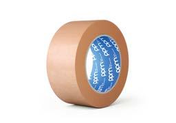 4030 Kraft Paper Packaging Tape Kraft Paper packaging tape manufactured with hot melt adhesive and designed for very high tensile strength and adhesion.
