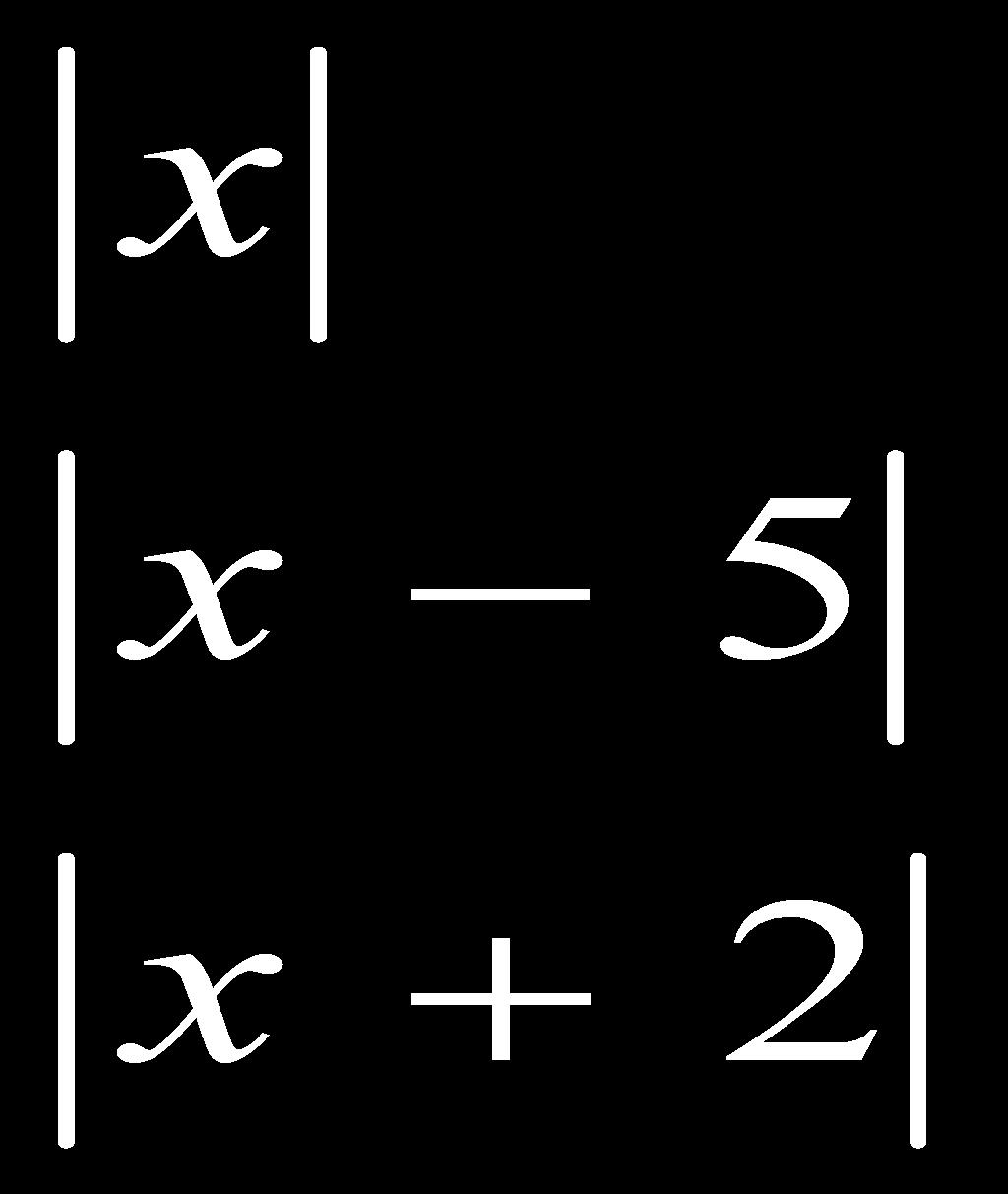 y 1 = x y 2 = x 4 y 3 = x + 3 y 1 = x y 2 = (x 3) y 3 = (x + 6)
