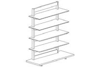 60/ EXPO SINGLE-SIDED - H5 CM - & BAYS Height 5 - bay / depth The configurations consist of the following components: Expo 9.7,09 Expo 6.