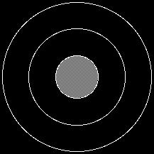 boundary of the outer circle? 11. The accompanying figure is a square.