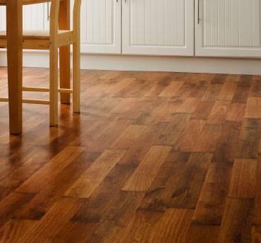 Kitchen Easy maintenance laminate flooring is great for kitchens as it deals easily with any spillages or dropped food.