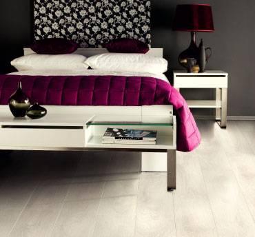 Bedroom Again, laminate is fantastically popular for bedrooms as it is super stylish and comfortable underfoot.