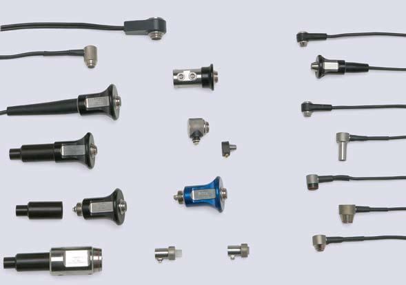Transducers with Automatic Probe Recognition Each MG2 series gage is compatible with our complete line of easy interchangeable dual element transducers that vary in frequencies, diameters, and