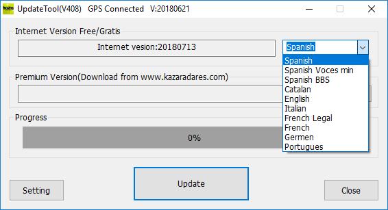 The program will first download the internet database, then it will update the device, so do not disconnect it in any of the two downloads it does. 14.