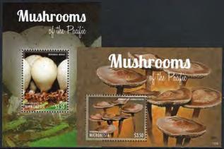50 Mushrooms Souvenir Sheets (2)... 17.00 13.