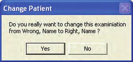 7. Select from the drop-down list the name of the patient that the images should be transferred to. Click OK (Figure 76). 8.