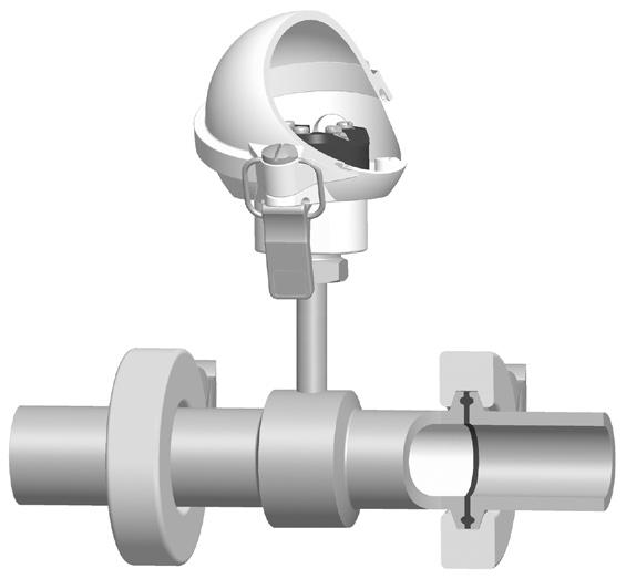 Dimensions in mm Version connection with clamp Connection head Transmitter (optional) Pipe body 6028-3D.01 Clamp Ø D Tri-clamp for pipes per ISO 1127 1) thickness d L D 8 13.5 x 1.6 10.