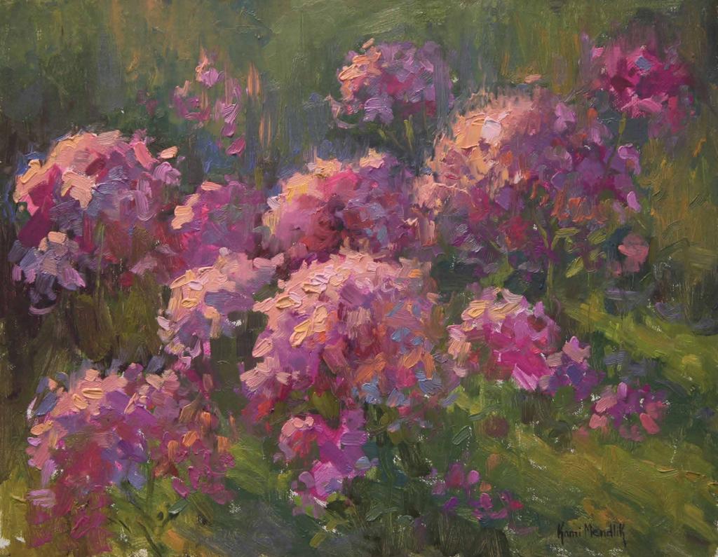 Light on Garden Phlox 2015, oil, 11 x 14 in. Collection of Cynthia Kath the patrons were adamant.