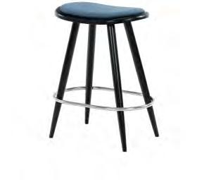NOFU 646 - BAR STOOL W500xD360xH660 MRSP usd 276,- (ex VAT) The elegant handmade bar stool