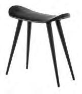 NOFU 645 - STOOL W500xD228xH486 MRSP usd 171,- (ex VAT) The Elegant handmade stool