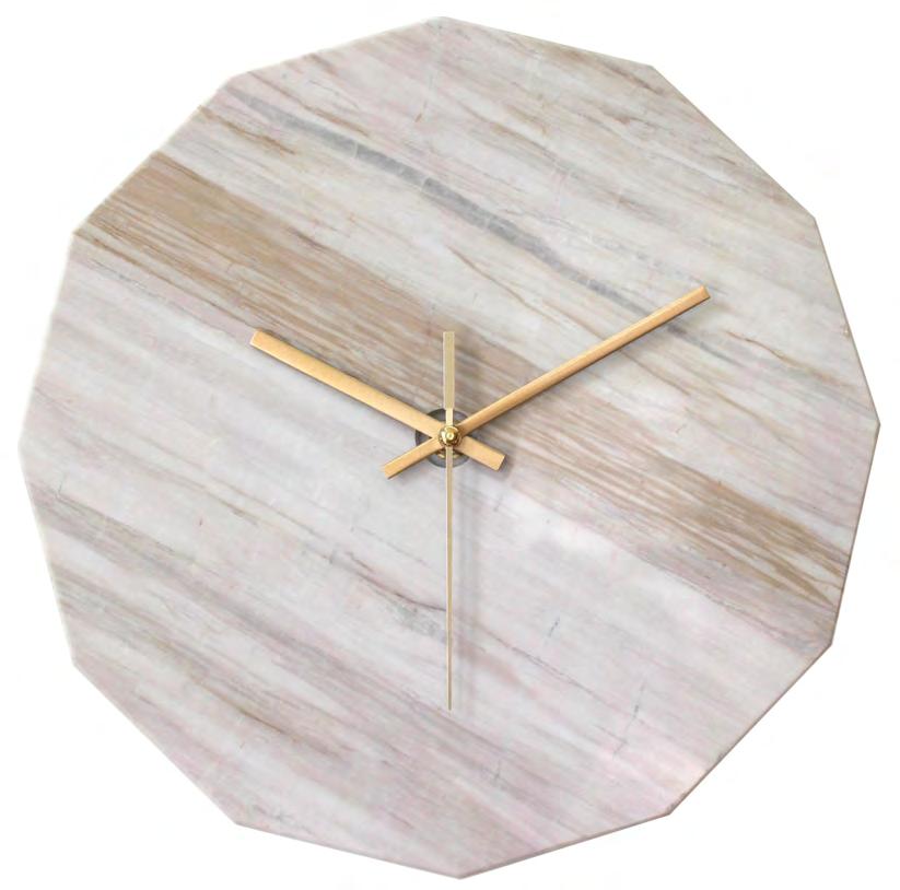 beautiful handmade clock from NOFU fits perfectly on the wall of any Nordic home.