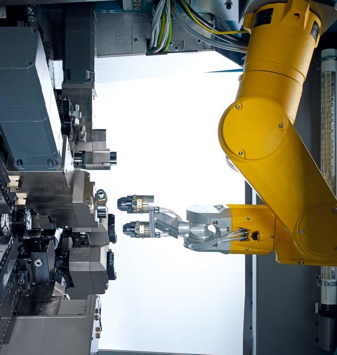 Figure 4: Robot handling for machining of