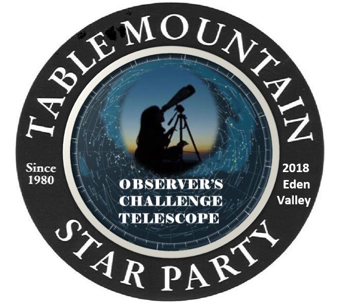 Telescope Observer s Challenge: If you came to the Table Mountain Star Party (TMSP) with your telescope or have access to a telescope while at the TMSP this program is for you.