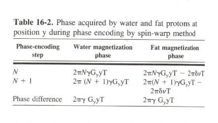 CSMA Phase encoding H 2 O/Water Signal Separation