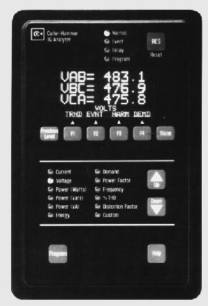 ntroduction (USER S MANUAL SECTIONS 1&2) Operator Panel (USER S MANUAL SECTION 3) The IQ Analyzer is a compact, panel mounted, micro-processor based device for users who want to monitor all aspects