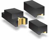 Small Signal Switching Diodes Selection Guide Leadless High-speed Switching PDAs & MP3 Players Digital Cameras V RRM (V) V R (V) I O (ma) I SURGE (A) V F Max (V) I R Max (µa) T rr Max (ns) I F (ma) V