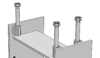 Fix unit to wall through top rail or stretcher plates Fig 6 Fig 7 Fig 8 Position unit into