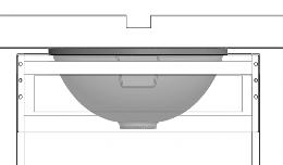 Slacken screws off in the stretcher bracket (see fig5a) and adjust height of basin, so that the basin sits 10mm