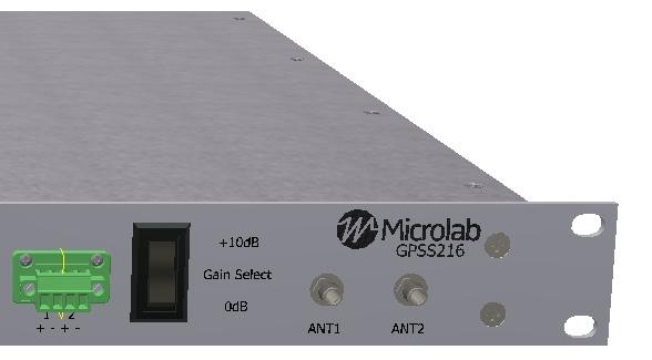 page 7 Gain Select The LNAs (low noise amplifiers) inside the GPSS216 provide a +10dB system gain. Gain is defined as the ratio in the amount of RF power of the output and input of the GPSS216. 1.