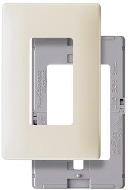 & SPECIALTIES SWP26LA Screwless Polycarbonate Wall Plates A F A. Molded of rugged.065" thick polycarbonate. B.
