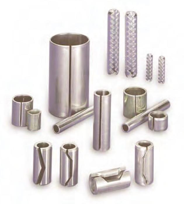 COMPRESSION LIMITERS Compression limiters are produced by different roll-forming processes from cold-rolled strip material.