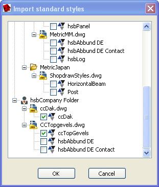 (In this case select the hsbabbund DE style) IMPORTANT: the standard styles are saved in C:\Program Files\hsbSoft \hsbcad 2009+\Support.