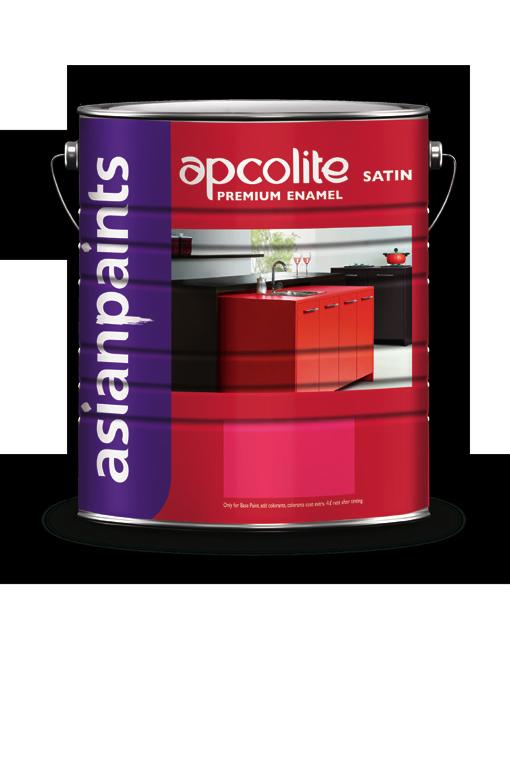 ENAMELS Asian Paints Apcolite Premium Enamels come in two exciting finishes a glossy mirror like finish and another that offers the