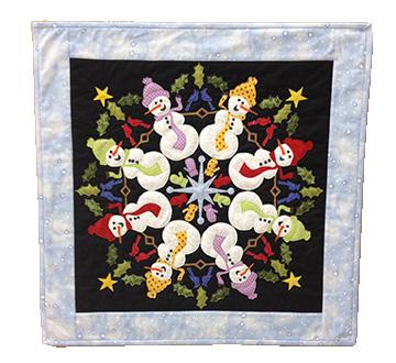 Silly Snowmen, February, -w/ Bette - $0 This x wall hanging brightens up the dreariest of winter days.
