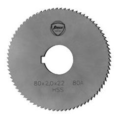 SLOTTING SAWS B SCREW SLOTTING SAWS Designed for shallow cuts such as slotting screw and bolt heads Concave ground sides insure proper side relief Saws have standard keyways Outside diameter: +.
