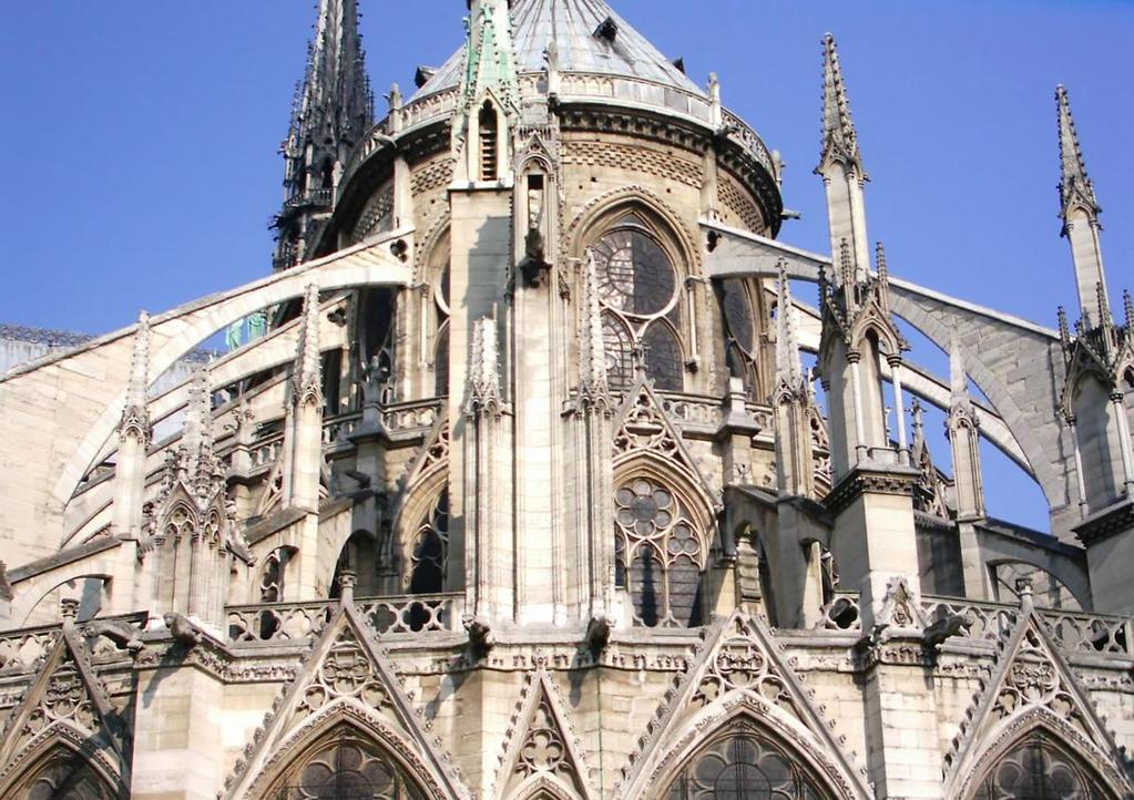 The apse of Notre