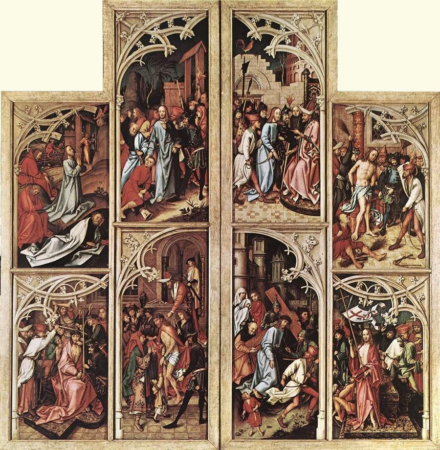 Gothic Art:Features Gothic painting followed two very different paths in Northern and Southern Europe. In the South, painting remained an important form of interior decoration.