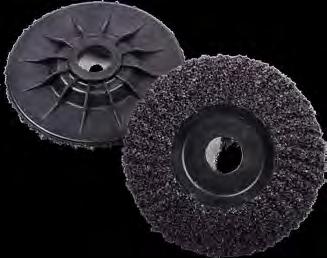 GRINDING EDGE WHEEL 16 grit silicon carbide grinding wheel Diamond Vantage ZEK grinding wheel has a plastic back and does not require a backup pad Super