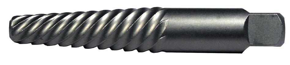 Hi-Carbon Specialty Tools HI-CARBON SCREW, STUD AND PIPE EXTRACTORS Type 420 Screw & Pipe Extractors Hi-Carbon Steel - Spiral Style Remove broken screws, bolts, threaded parts, and pipes.