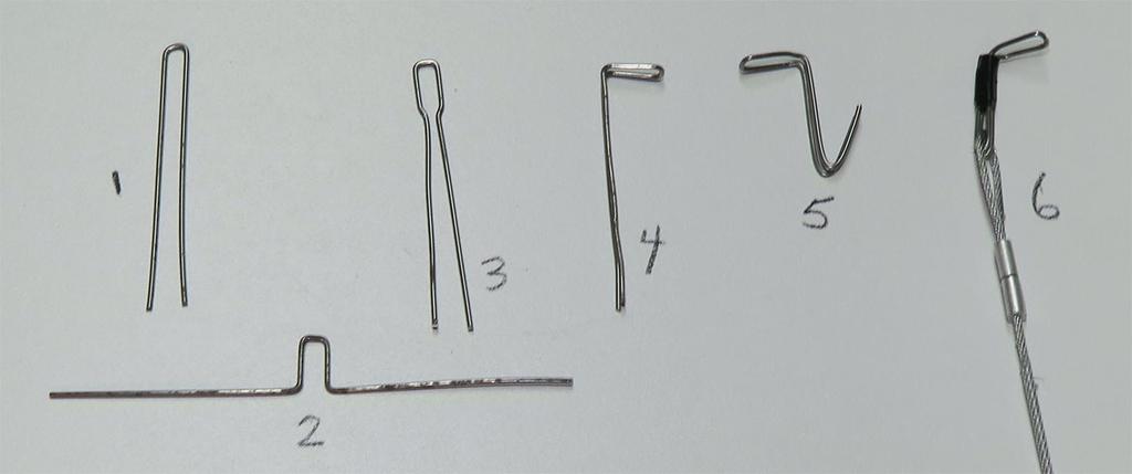 The photo on the left shows a noose slipped over the fitting to test for snugness. 9. The steps in forming the noose are shown below.