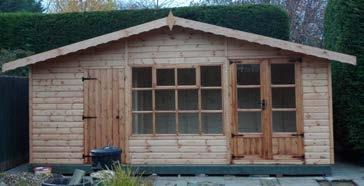 WAENDAL & SHED BESPOKE CLASSIC WHYTEWELL & SHED BRIGHTON FLAT & SHED THE SYWELL HIS & HERS SHEDS The Sywell combines a shed with an open fronted storage area that works well for the storage of many