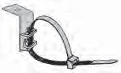nailing bracket 1" conduit 25 Cable Tie Fasteners Secures MC/AC cable bundles
