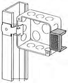 Stud Wall/Drywall Supports, Clips and Brackets Snap-On Box Clip Fig. 3 Fig.