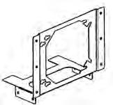 riveted for flush-to-stud face SSF-SF1/4 2 Snap-on box support for mounting 25 to stud, riveted for 1 4" drywall SSF-SF3/8 2 Snap-on box support for mounting 25 to stud, riveted for 3 8" drywall