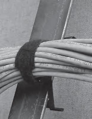 Loop Tie Cable Support Fasteners Attachment of all types of MC/AC cable and high-performance cable such as fiber optic and CAT5 cables Preassembled part combinations enable quick installation to