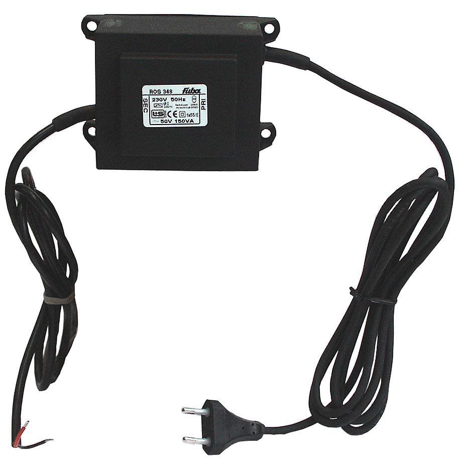 Medialine 2000 Accessories Power Transformer ROS 348 ROS 348 is a power transformer for local power supply. Primary: 2 m power cable with Euro plug. Secondary: 1 m cable HD5 VV H2 (blackred).