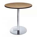 36" Round 29"H 305157 - Table, Cafe, Maple/ Hydraulic Base, 30" Round 29"H 305160 -