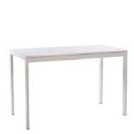 305294 - Desk, Writing/Work Table, White Laminate/White, 48"L 24"D 30"H