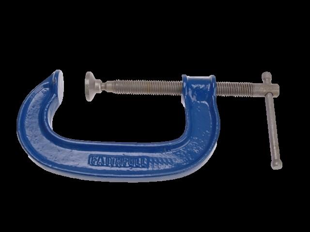 G- Clamp: Available in a variety of sizes and used to hold work to a bench or cramp small