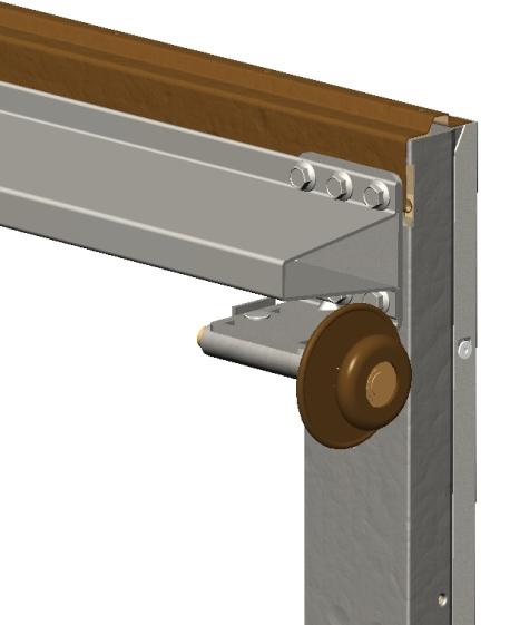 (See Figure 8) Four or Five 3 1/4 (82) U Struts are furnished for the door sections on steel residential doors 18 3 (5563) to 20 2 (6150) wide (See Figures 6, 6A).