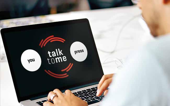 TALK TO ME THE NEXT STEP IN CONNECTIVITY In the printing industry as well as anywhere else in modern business, connectivity continues to develop into a factor by which future success is measured.